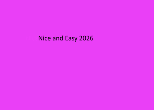 Nice and Easy 2026