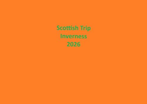 Scottish Trip To Inverness 2026